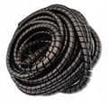 Miniatyrbillede 1 af 2: 10mb slangekabeldæksel - fjederspiral 13-18mm PVC, sort