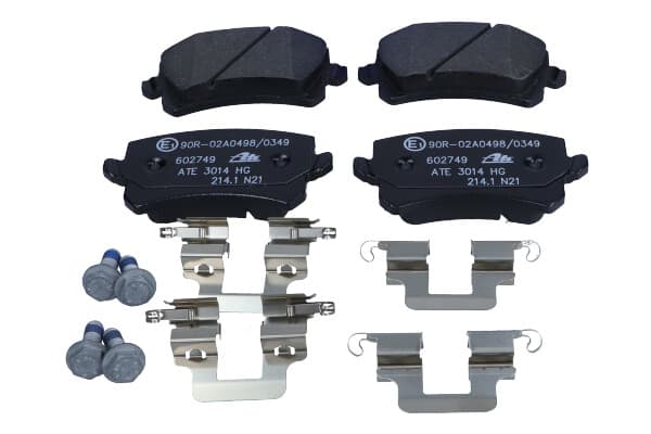 ATE BREMSEKLASSER AUDI BAG A3/A4/A6/Q3/TT 1.2-4.2 00-14