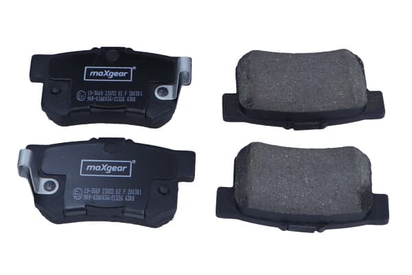 MAXGEAR BROMSBELÄGG HONDA BAK CIVIC 01-