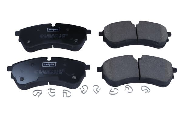 MAXGEAR BREMSEKLODSER VW P. CRAFTER 2.0 TDI 16-/MAN TGE 16- 163,6X67MM