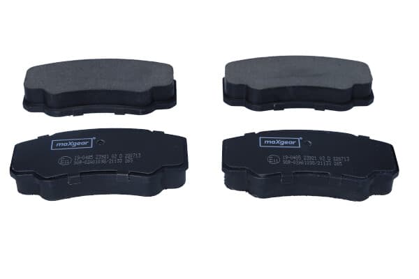 MAXGEAR BREMSEKLODSER BAG FIAT DUCATO