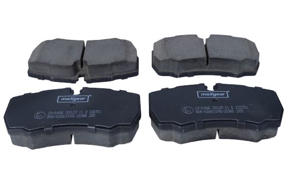 MAXGEAR BREMSEKLODSER IVECO BAG DAILY 99-/06-/11-/14-