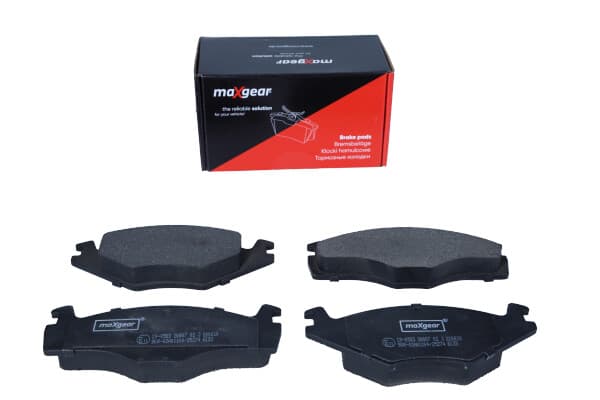 MAXGEAR BROMSBELÄGG VW P. GOLF/JETTA/PASSAT 83-92 ASYMMETRISKA GR. 19MM