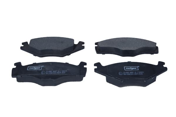 MAXGEAR BROMSBELÄGG VW P. GOLF/JETTA/PASSAT 83-92 ASYMMETRISKA GR. 19MM