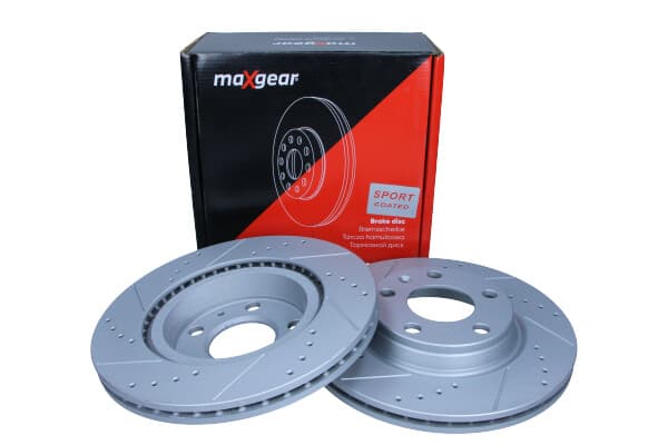 MAXGEAR BREMSESKIVE VW P. A4/PASSAT 1.9TDI 96- 280X22 BOREDE OG SLÅEDE, MED ANTI-KORROSIONSBELÆGNING