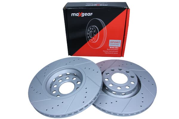 MAXGEAR BROMSSKIVA VW P. A4/A6/PASSAT/SKODA SUPERB BORAD OCH SLÅSAD, MED ROSTSKYDDSBELÄGGNING