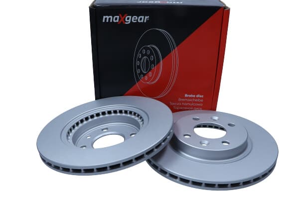 MAXGEAR BREMSESKIVE RENAULT P. KANGOO/MEGANE 98-/TWINGO 00-/THALIA/DACIA LOGAN/SANDERO MED ANTI-KORROSIONSBELÆGNING