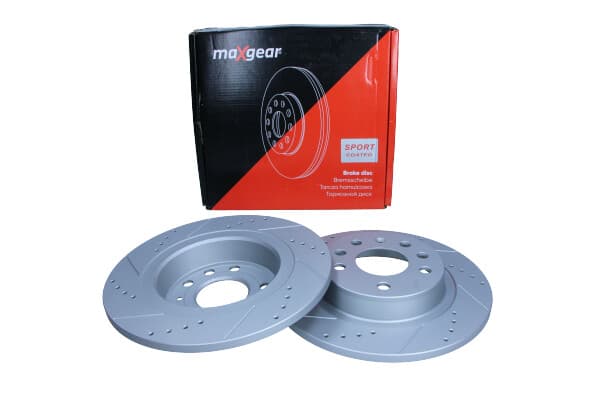 MAXGEAR BROMSSKIVA OPEL T. VECTRA C 02- 278*12 BORAD OCH SLÅSAD, MED ROSTSKYDDSBELÄGGNING