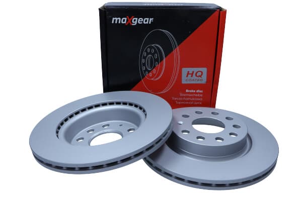 MAXGEAR BREMSESKIVE VW P. GOLF 5/A3/OCTAVIA/CADDY/BEETLE 280MM MED ANTI-KORROSIONSBELÆGNING