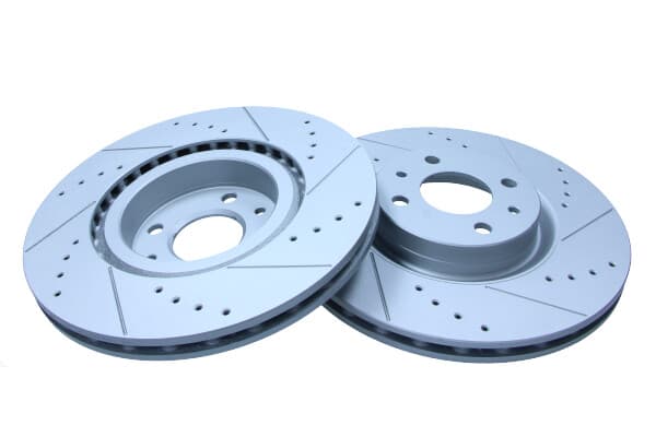 MAXGEAR BREMSESKIVE FIAT P. STILO/DOBLO 05-/BRAVO 06-/MAREA/LYBRA 284MM BOREDE OG SLITTEDE, MED ANTI-KORROSIONSBELÆGNING