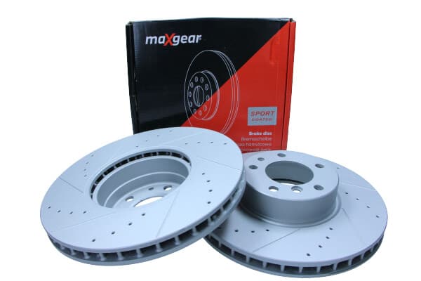 MAXGEAR BREMSESKIVE BMW P. E39 96- 324X30 VENT. Boret og slidset, med antikorrosionsbehandling