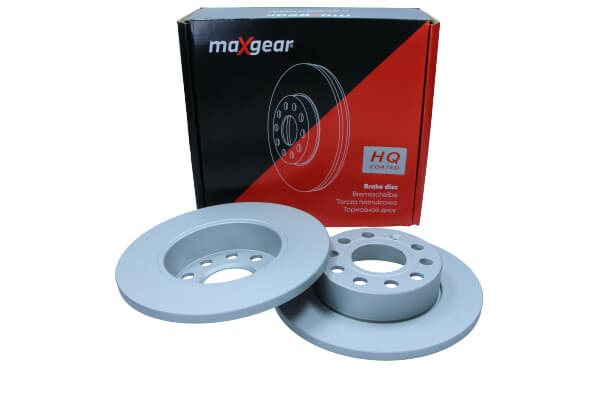 MAXGEAR BROMSSKIVA VW T. GOLF5/A3/TOURAN/OCTAVIA/CADDY 256MM MED ROSTSKYDDSBELÄGGNING