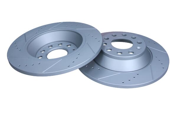 MAXGEAR BREMSESKIVE VW T. A6 04- 302MM BOREDE OG SLITTEDE, MED ANTI-KORROSIONSBELÆGNING
