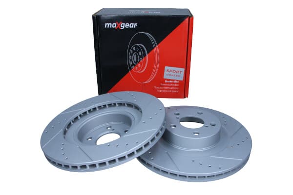 MAXGEAR BROMSSKIVA SUBARU P. OUTBACK/IMPREZA/FORESTER 03-/08- BORAD OCH SLÅSAD, MED ROSTSKYDDSBELÄGGNING
