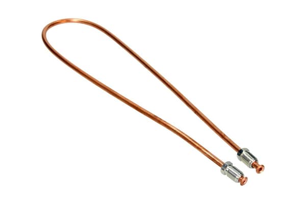BREMSESLANG BREMSESLANGE LÆNGDE 600 MM KOBBER MED TERMINALE TYPE 2DF-2DF