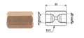Miniatyrbillede 2 af 2: BREMSESLANGER BREMSESLANGER TILSLUTNING INDV. M 10X1,5 SF + INDVENDIG M 10X1 SF
