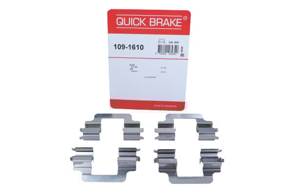SNABBMONTERINGSSATS FÖR BROMSBELÄGG AUDI T. A4/A5/A6/A7/A8/Q5 02-18