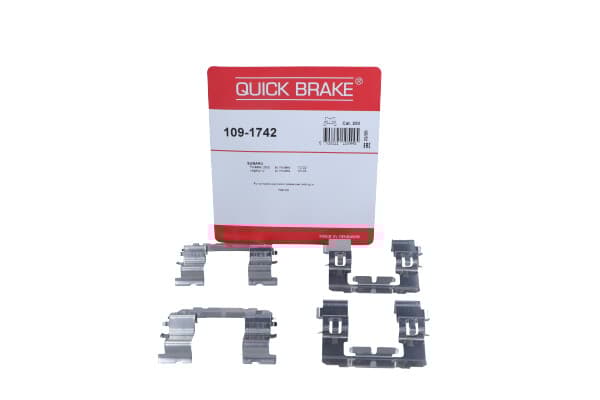 HURTIG BREMSEINSTALLATIONSSÆT BREMSEKLODSER SUBARU FORESTER/LEGACY/OUTBACK 02-