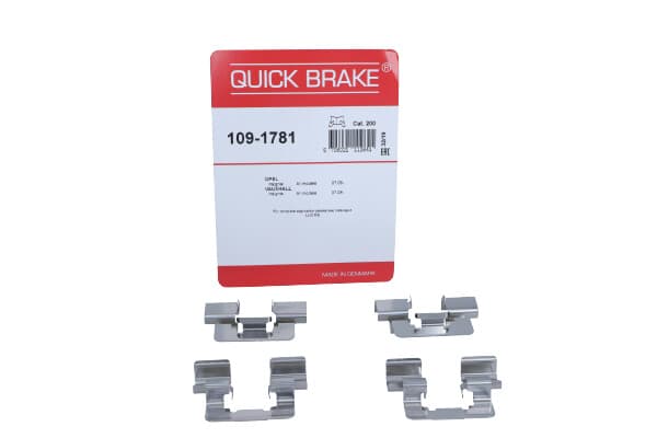 SNABBBROMS MONTERINGSSATS BROMSBELÄGG OPEL BAKRE INSIGNIA 08-