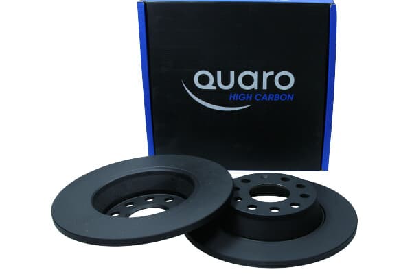 QUARO BREMSESKIVE VW T. GOLF5/A3/PASSAT05-/OCTAVIA 282MM HØJ KULLFIBER, MED ANTI-KORROSIONSBELÆGNING