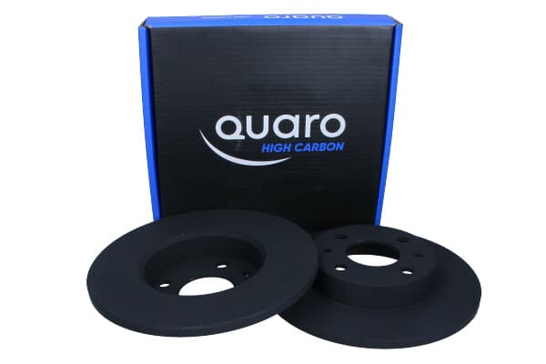 QUARO BRAKE DISC FIAT P. SEICENTO/CINQUECENTO/PUNTO/PANDA/500 HIGH COATING, MED ANTIKORROSIONSBElægning