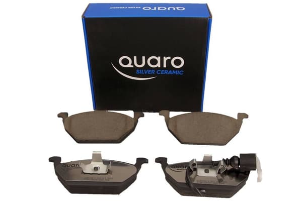 QUARO BREMSEKLODSER FOR A3/BORA/GOLF4/POLO/OCTAVIA SILVER KERAMIC