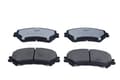 Miniatyrbillede 2 af 2: QUARO BREMSEKLODSER RENAULT FORRESTE MEGANE 15-/SCENIC/GRAND SCENIC 16-/ESPACE 15-/TALISMAN 15- 1.5-1.6DCI/1.2B SØLVKERAMISK