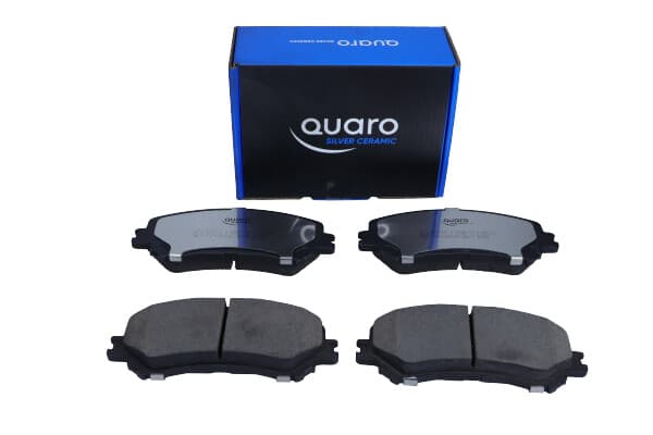 QUARO BREMSEKLODSER RENAULT FORRESTE MEGANE 15-/SCENIC/GRAND SCENIC 16-/ESPACE 15-/TALISMAN 15- 1.5-1.6DCI/1.2B SØLVKERAMISK