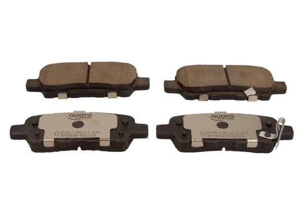 QUARO BREMSEKLODSER NISSAN BAG X-TRAIL/QASHQAI SØLVKERAMISKE