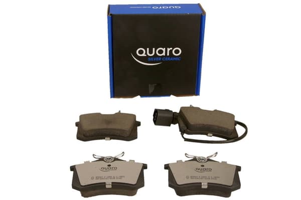QUARO-JARRUPALAT VW TAKANA POLO/IBIZA/CORDOBA 01-09/FABIA 99-08 HOPEANVÄRISELLÄ KERAAMISELLA ANTURILLA