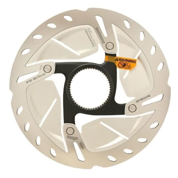 Shimano Centerlock Ice Tech RT800SS vägbromsskiva - Ultegra nivå - Silver/Svart - 140 mm