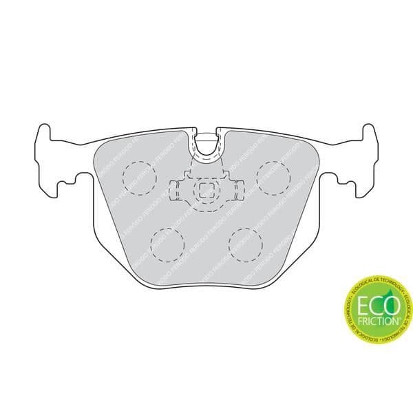 FERODO Lot of 4 Brake Pads FDB1483