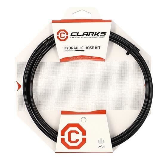 Black clarks hydraulisk bromsslang kompatibel shimano xtr/xt/deore och clarks (3m)