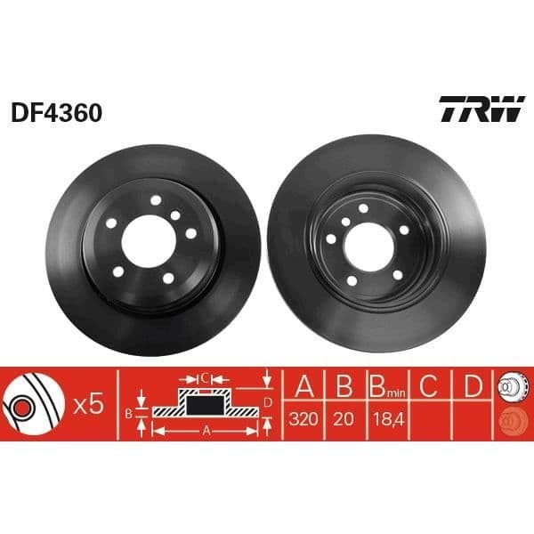JEU AV DISKAR TRW DF4360