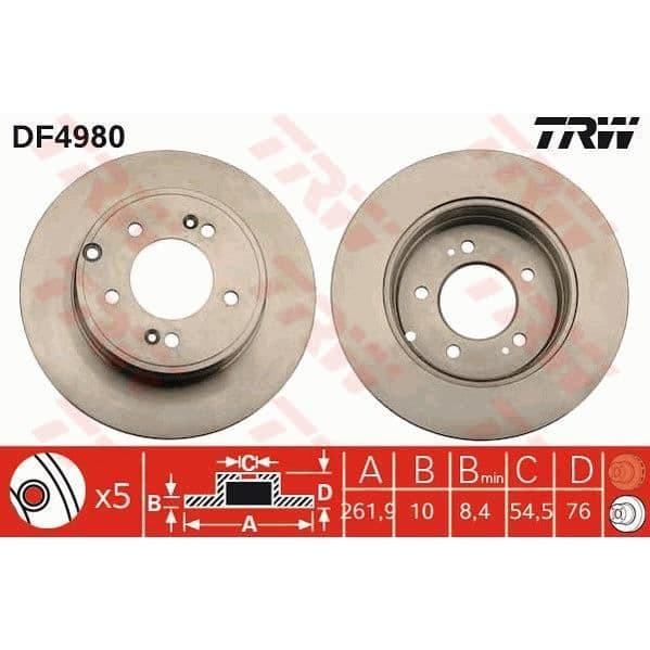 JEU AV DISKAR TRW DF4980