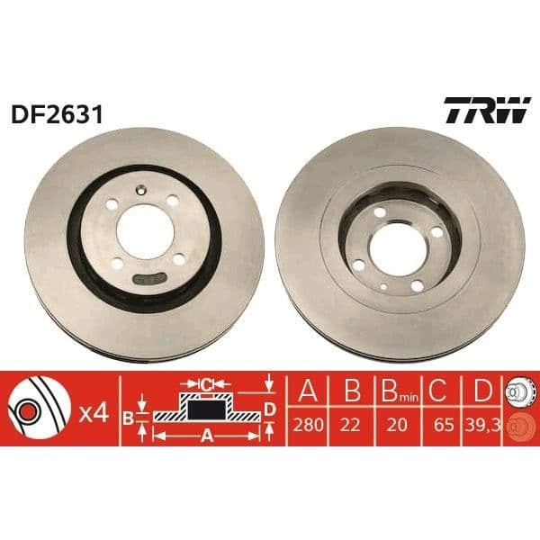 DISKSSPEL TRW DF2631
