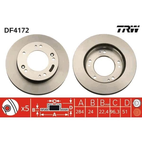 JEU AV DISKAR TRW DF4172