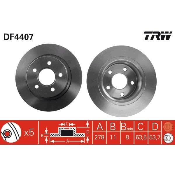 JEU AV DISKAR TRW DF4407