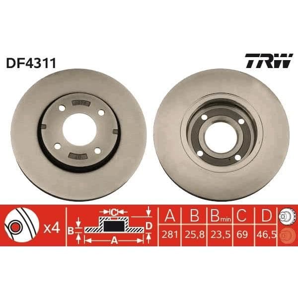 DISKSPIL TRW DF4311