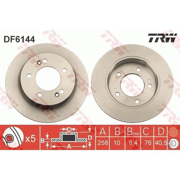 JEU AV DISKAR TRW DF6144