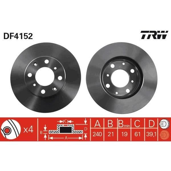 JEU AV DISKAR TRW DF4152