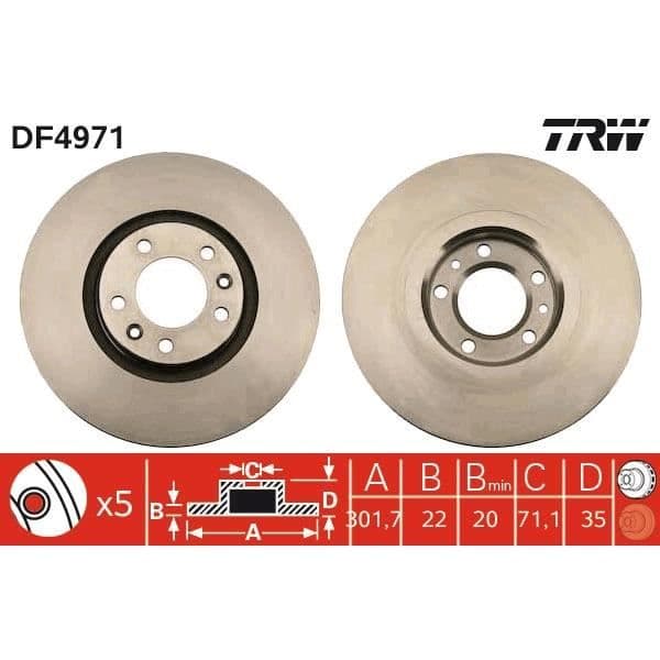 DISK SPEL TRW DF4971