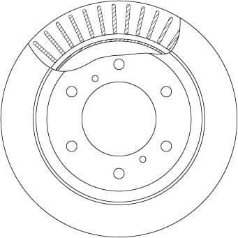JEU AV 2 BROMSDISKA TRW DF7061S