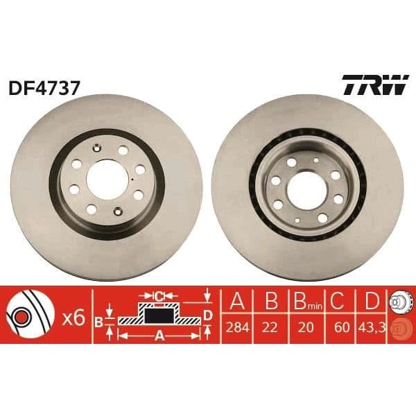 DISKSPRAKTA TRW DF4737
