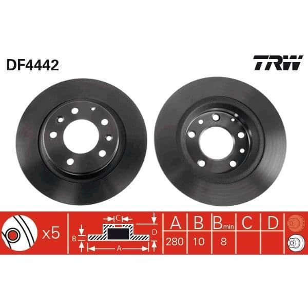 DISKSPIL TRW DF4442