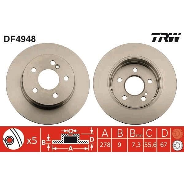 DISKSPARR TRW DF4948