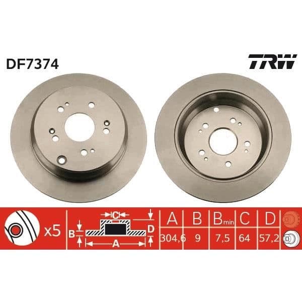 DISKSPEL TRW DF7374