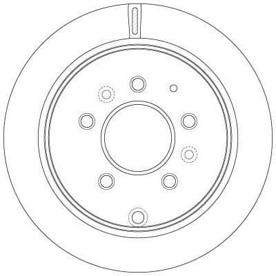 DISKSPÄLAR TRW DF6291