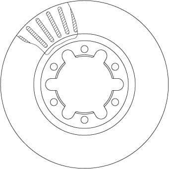 JEU DE DISQUES TRW DF7237