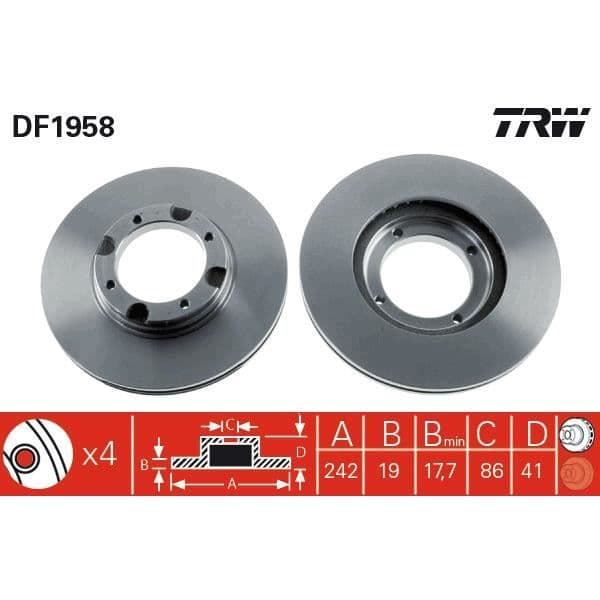 DISKSPIL TRW DF1958